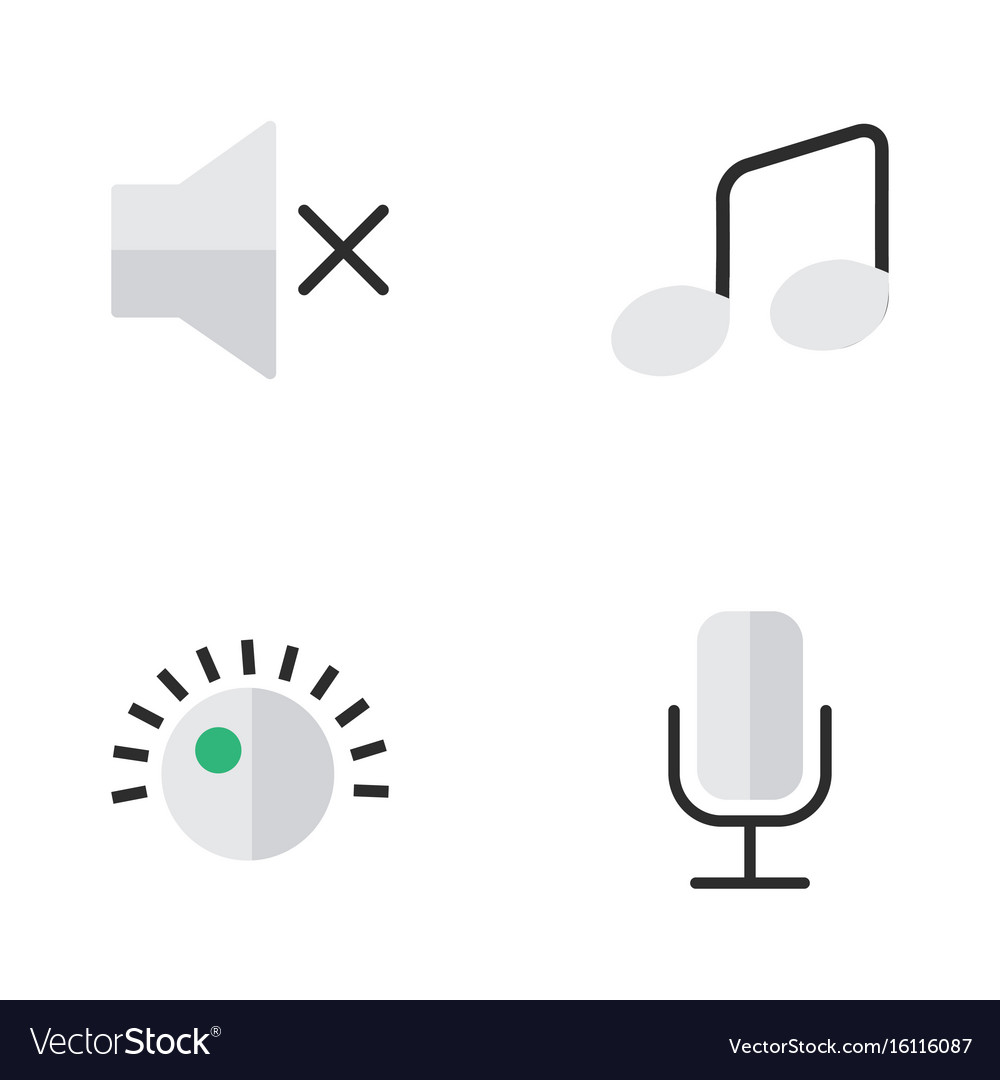 Set of simple icons element