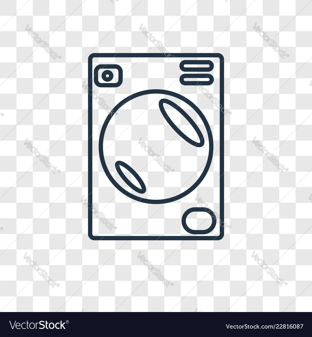 Warning concept linear icon isolated