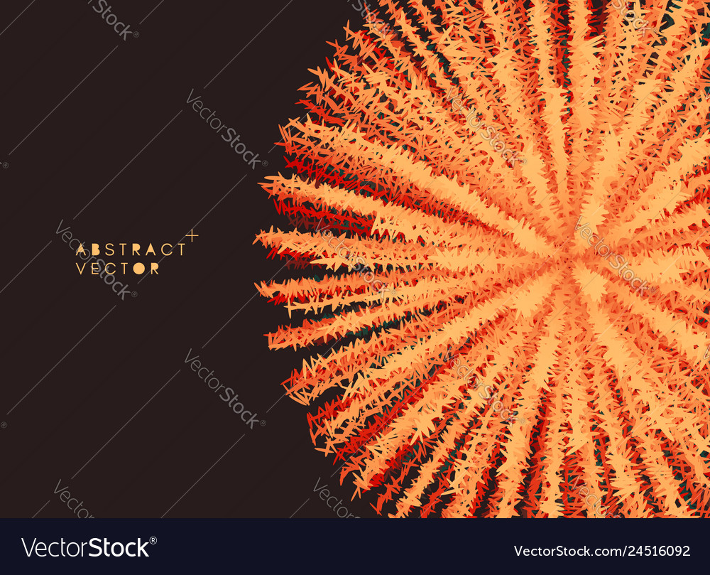 3d abstract sphere array with dynamic particles vector image 3d abstract sphere array with dynamic particles