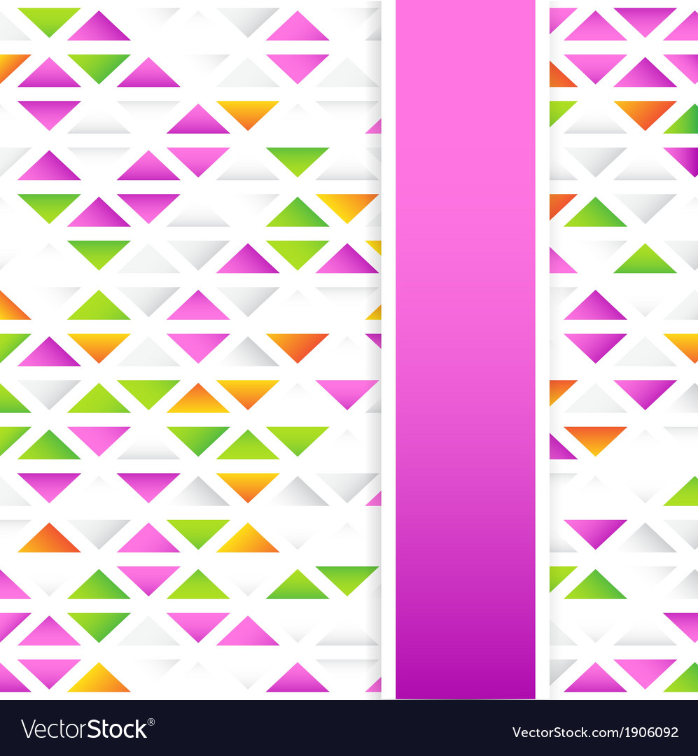 Abstract colorful triangular background