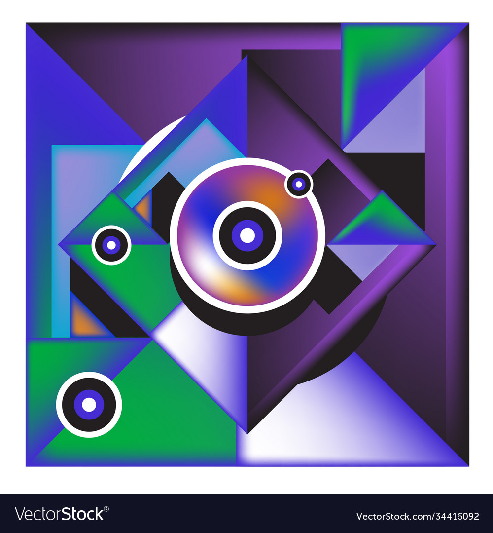 Abstract modern triangles background pattern