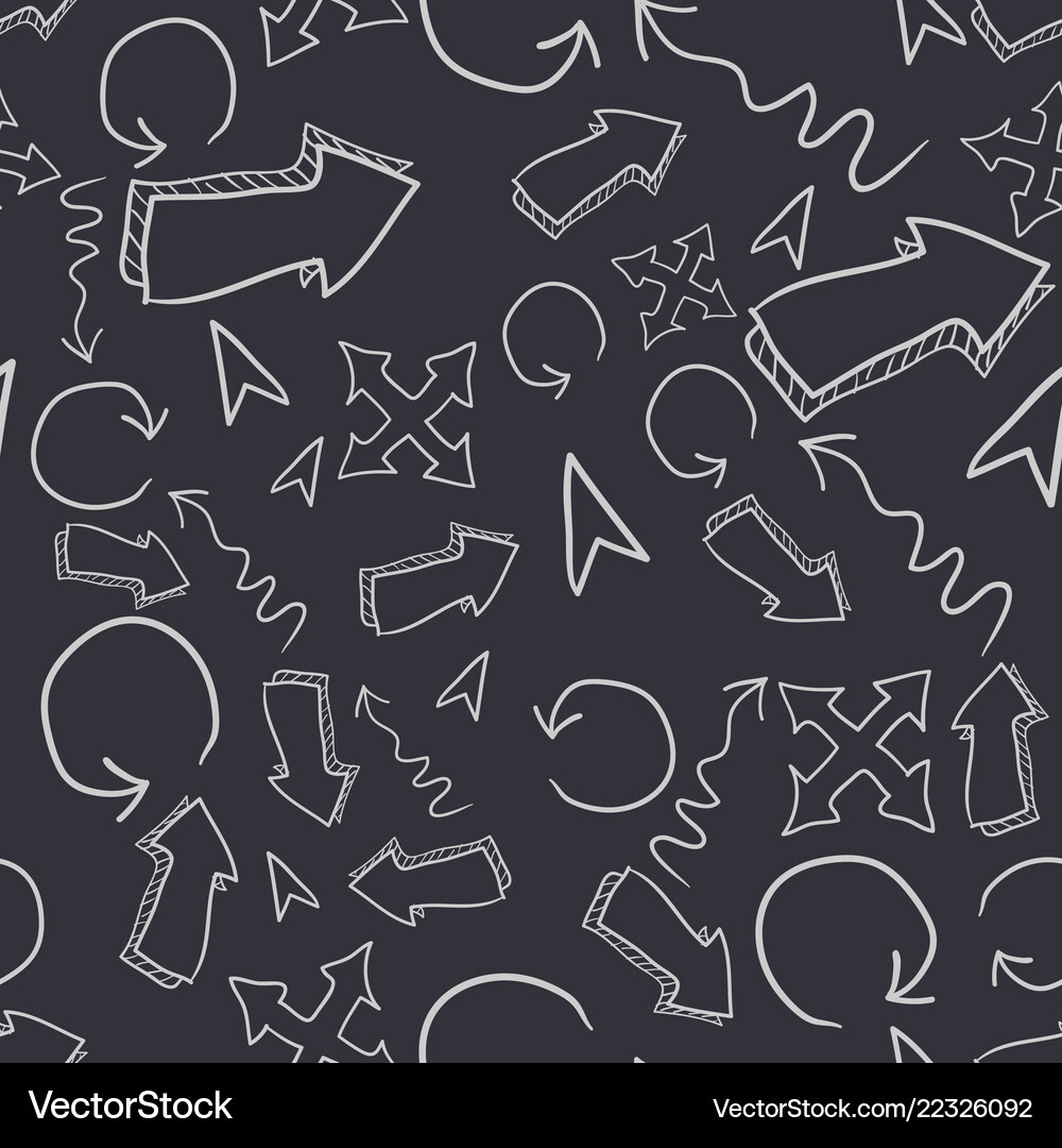 Arrows seamless pattern Royalty Free Vector Image