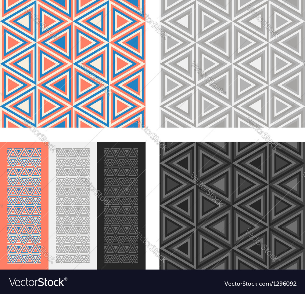 Geometric Triangle Pattern
