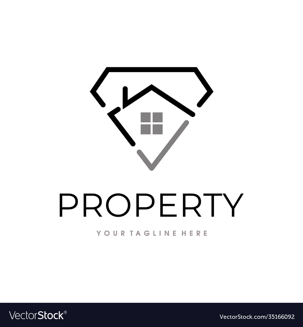 Real estate logo building and house template