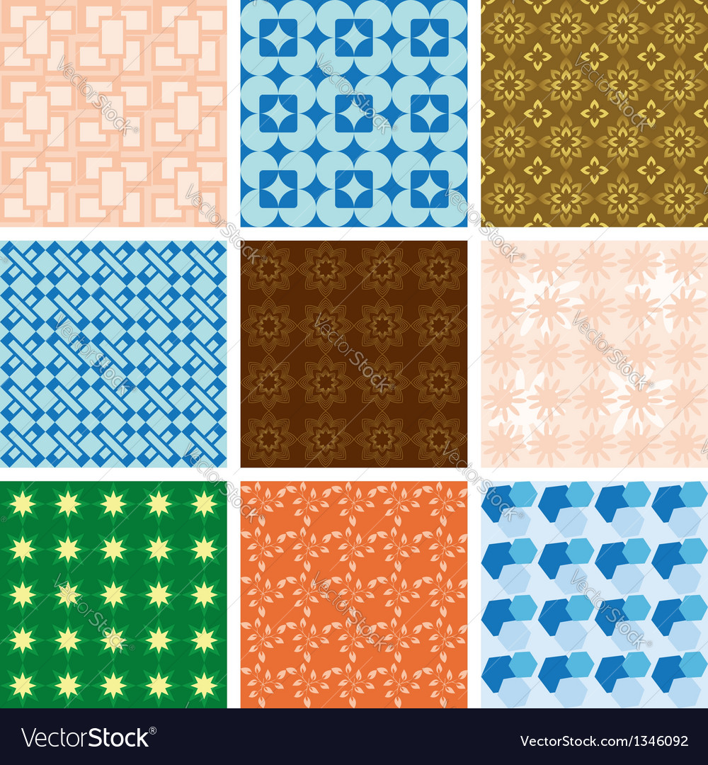 Set of patterns - geometric textures