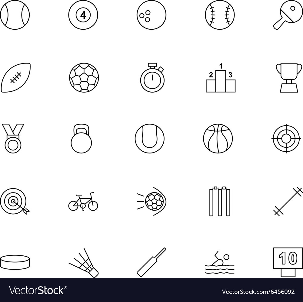 Sportlinie Icons