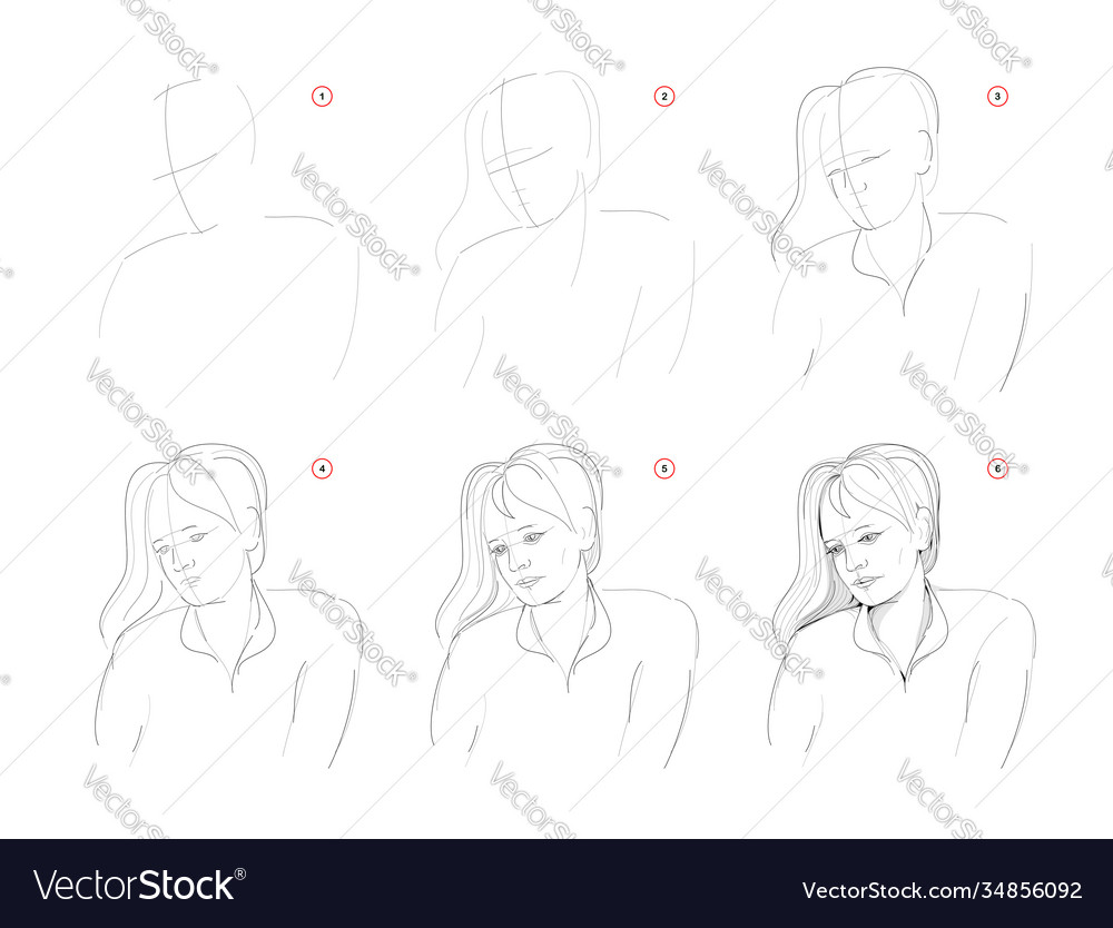 Women's Portrait Sketch Tutorial