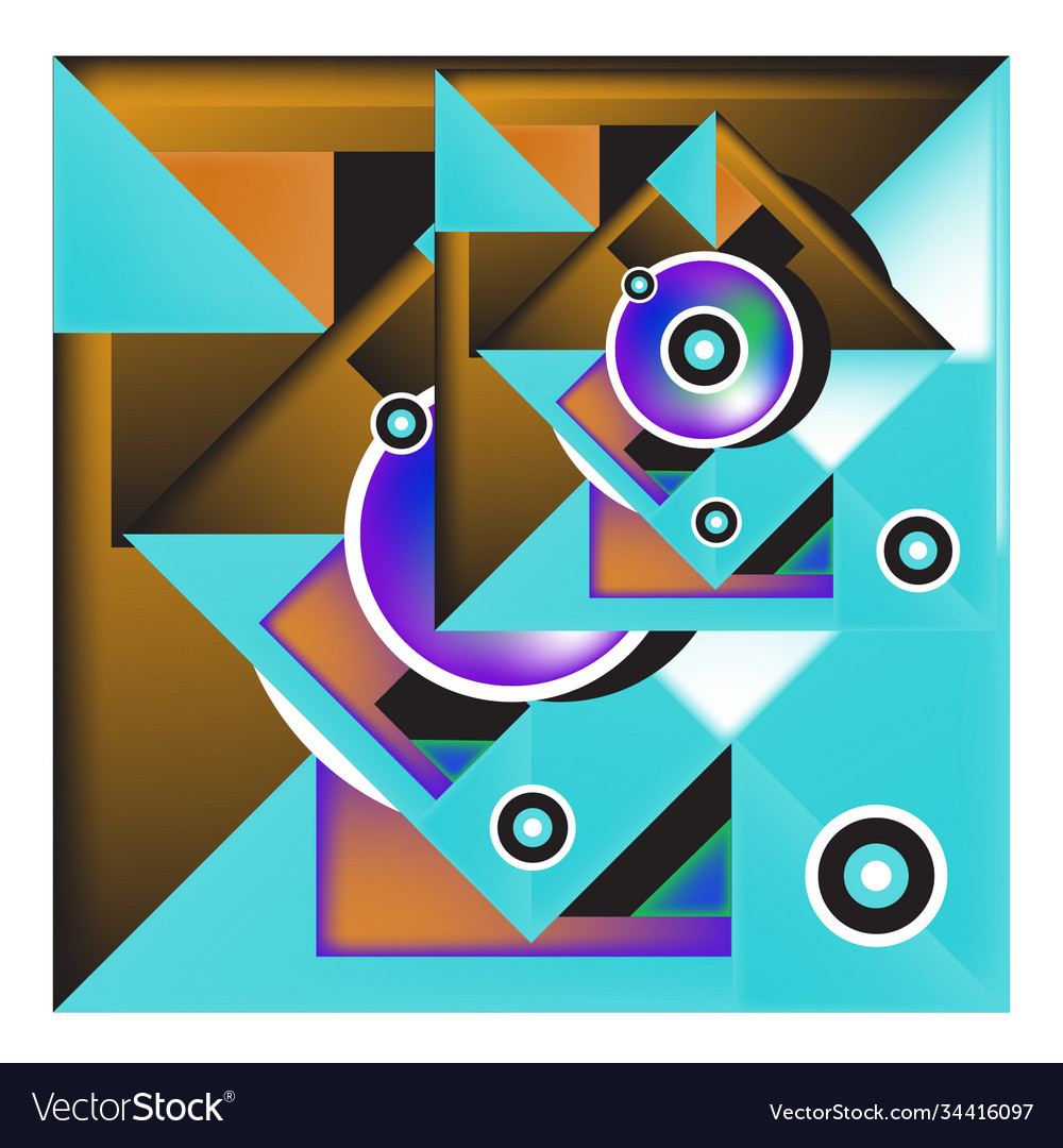 Abstract modern triangles background pattern