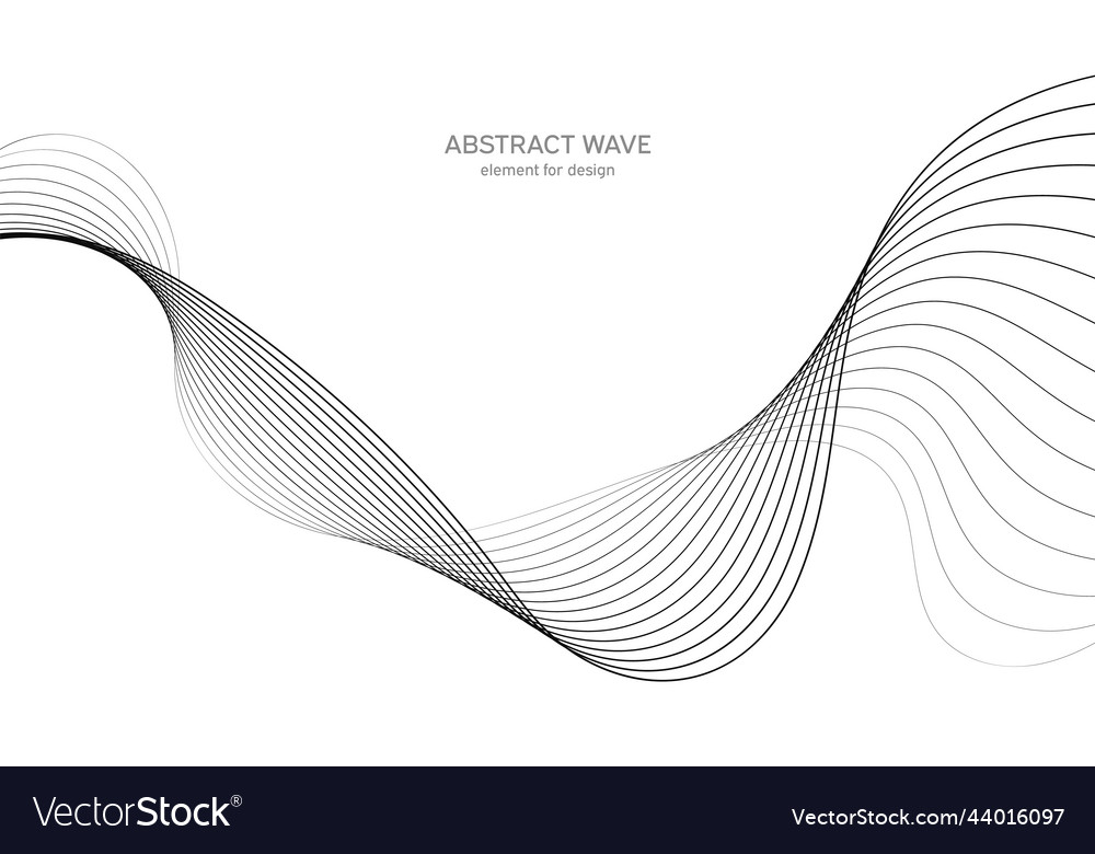 Abstract wave element for design digital Vector Image Abstract wave element for design digital