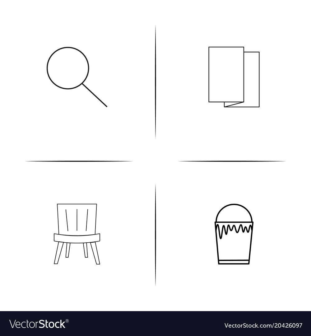 Creative process and design simple linear icon