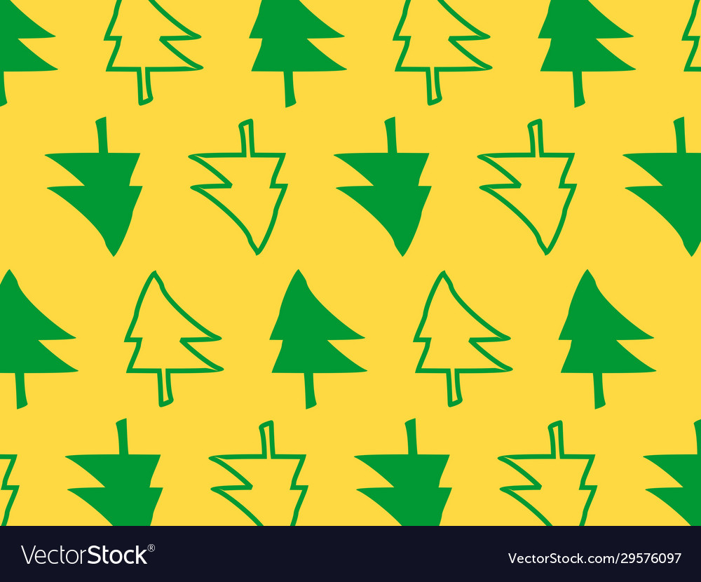 Hand draw pine pattern texture