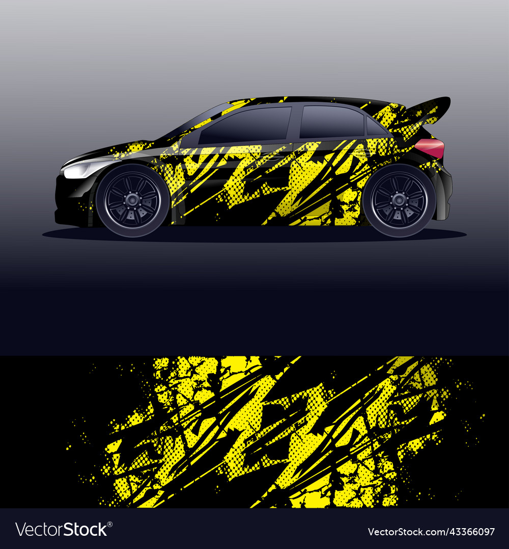 Racing Car Wrap Pattern