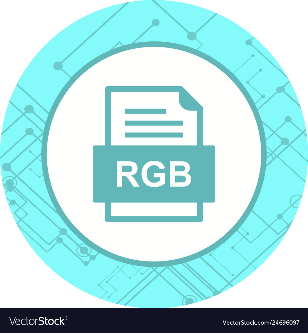 Rgb file document icon