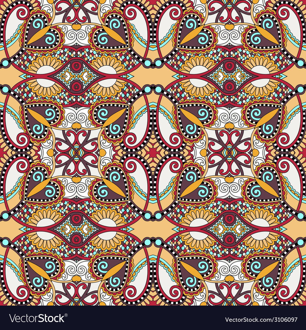 Seamless geometry vintage pattern ethnic style Vector Image