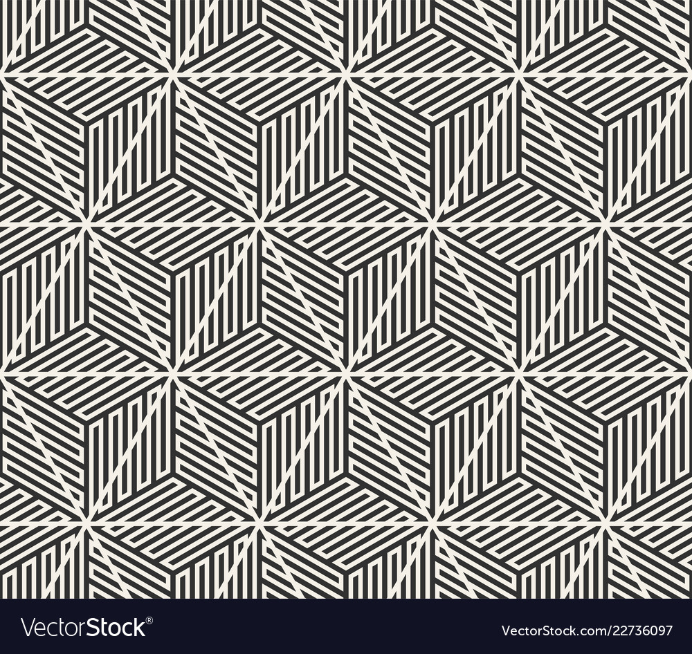 Seamless lines pattern modern stylish triangle Vector Image