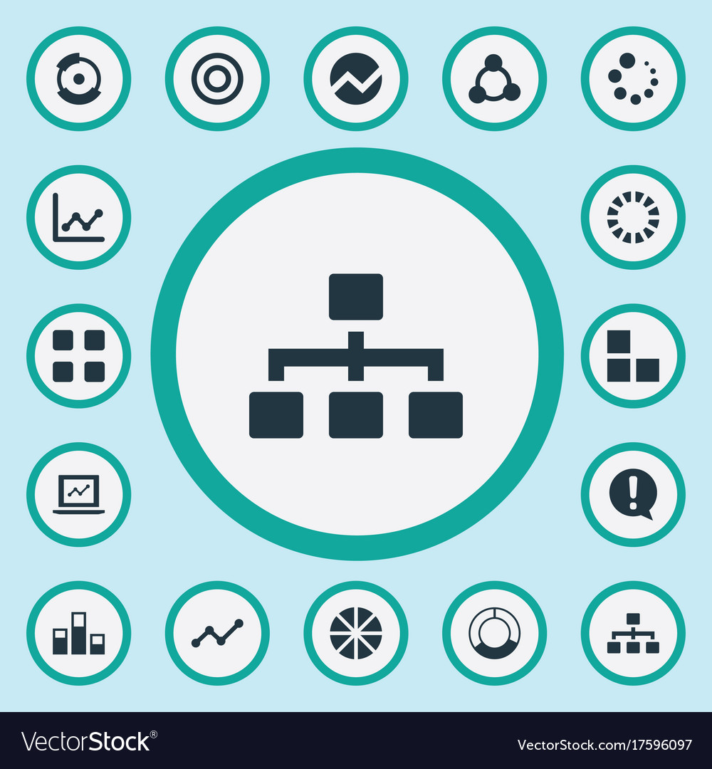 Set of simple icons element