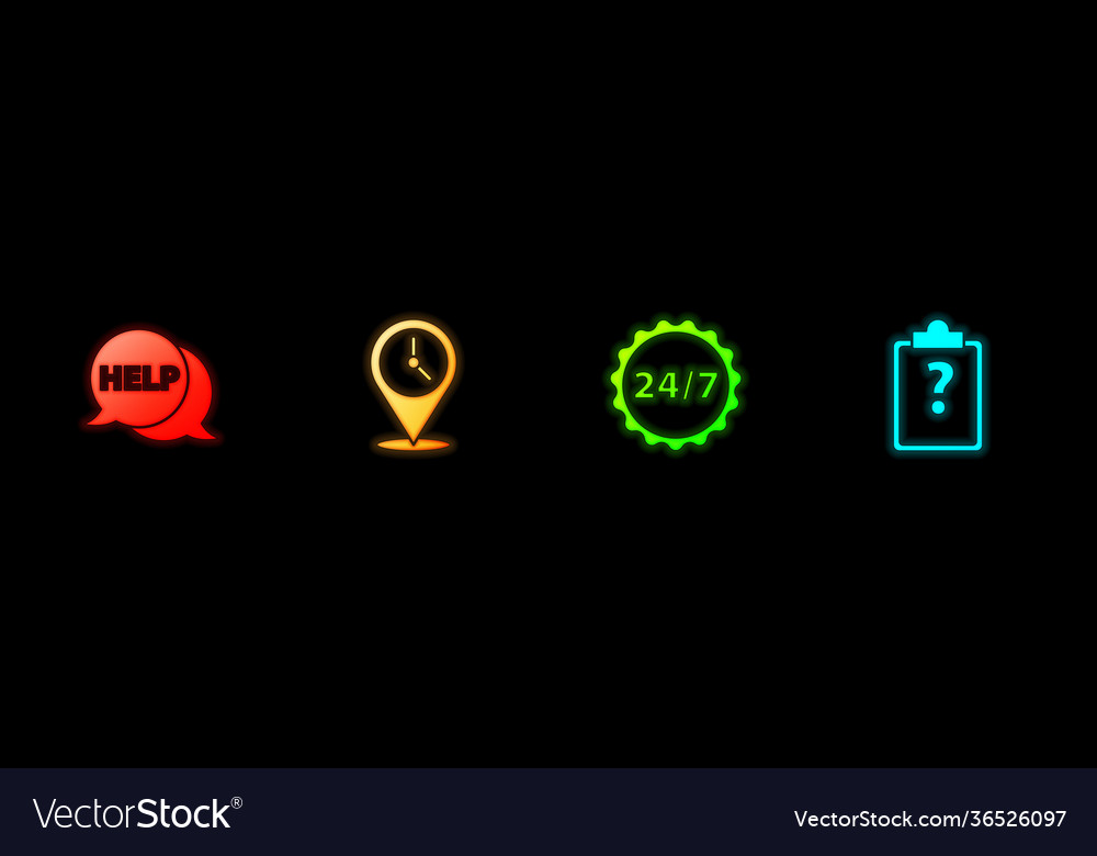 Set speech bubble with text help location clock