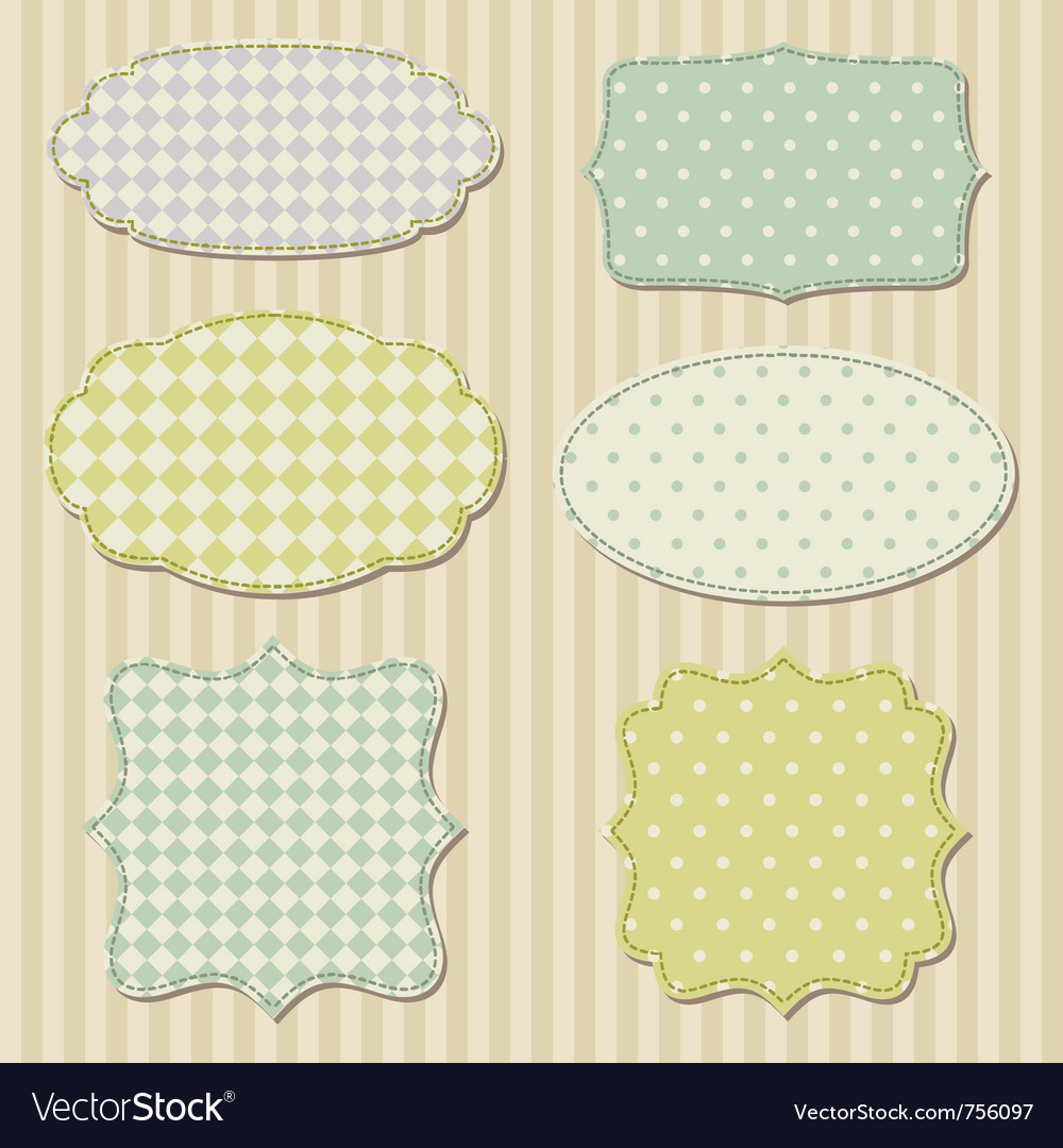 Vintage frames Royalty Free Vector Image - VectorStock