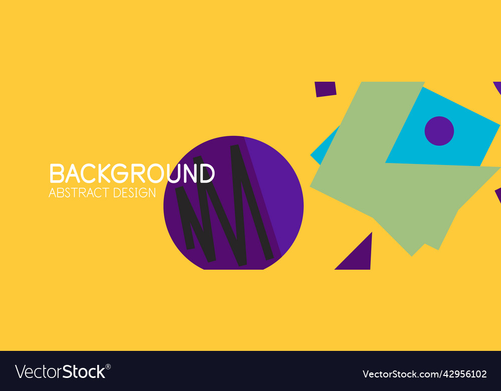 Abstract background blocks lines triangles vector image Abstract background blocks lines triangles