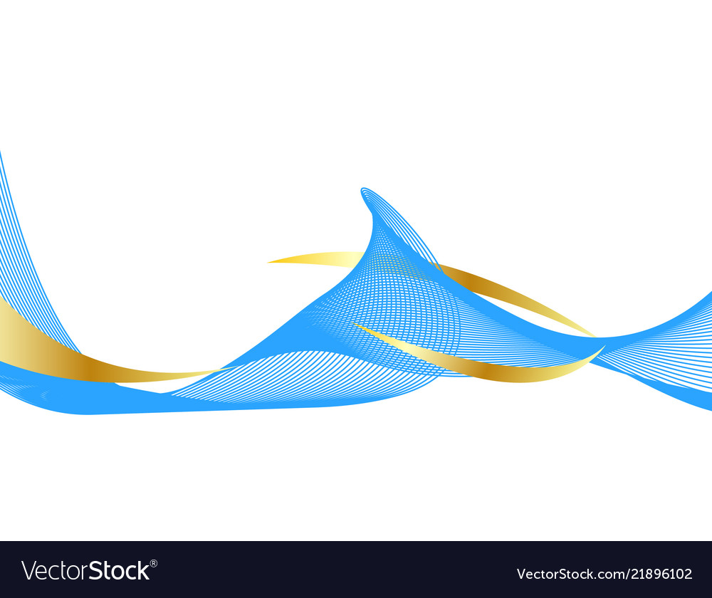 Abstract background with connected lines blue