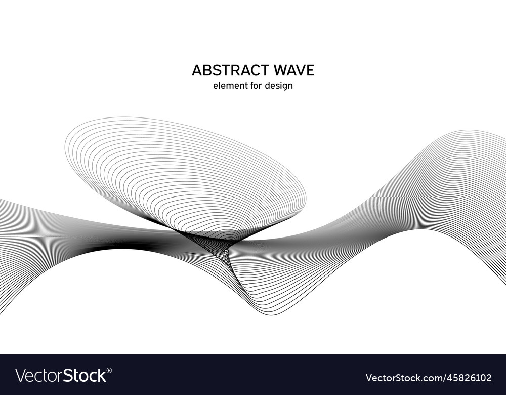 Abstract wave element for design digital vector image Abstract wave element for design digital