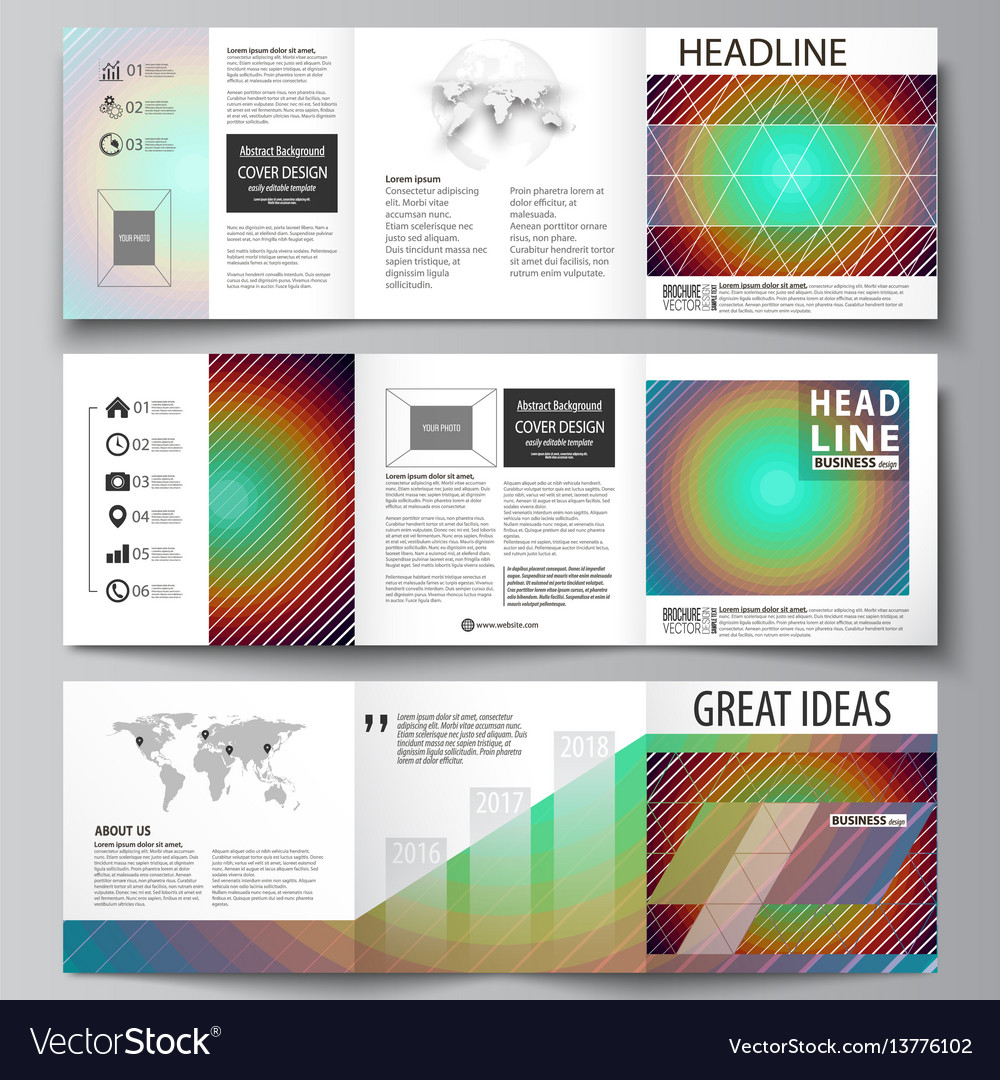 square brochures