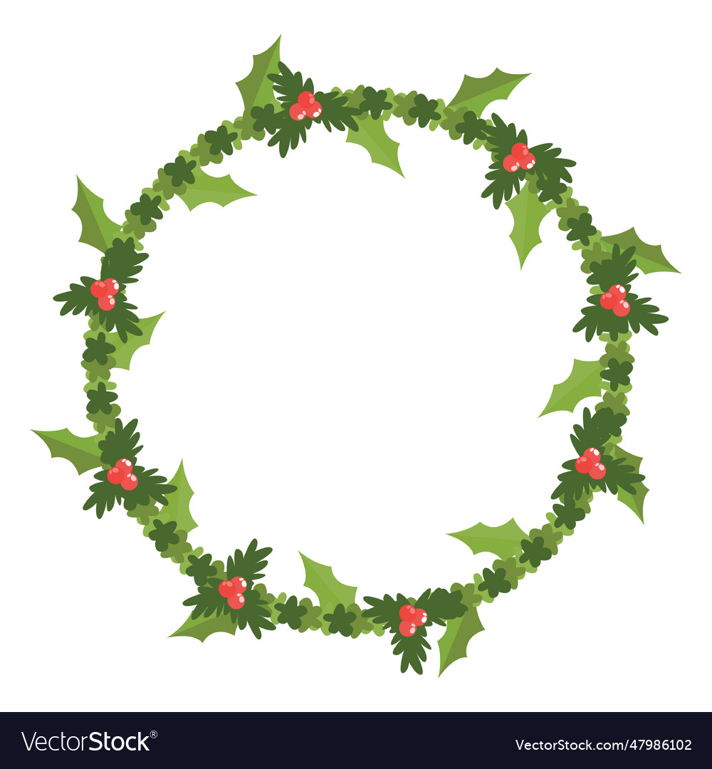 Christmas wreath icon 10