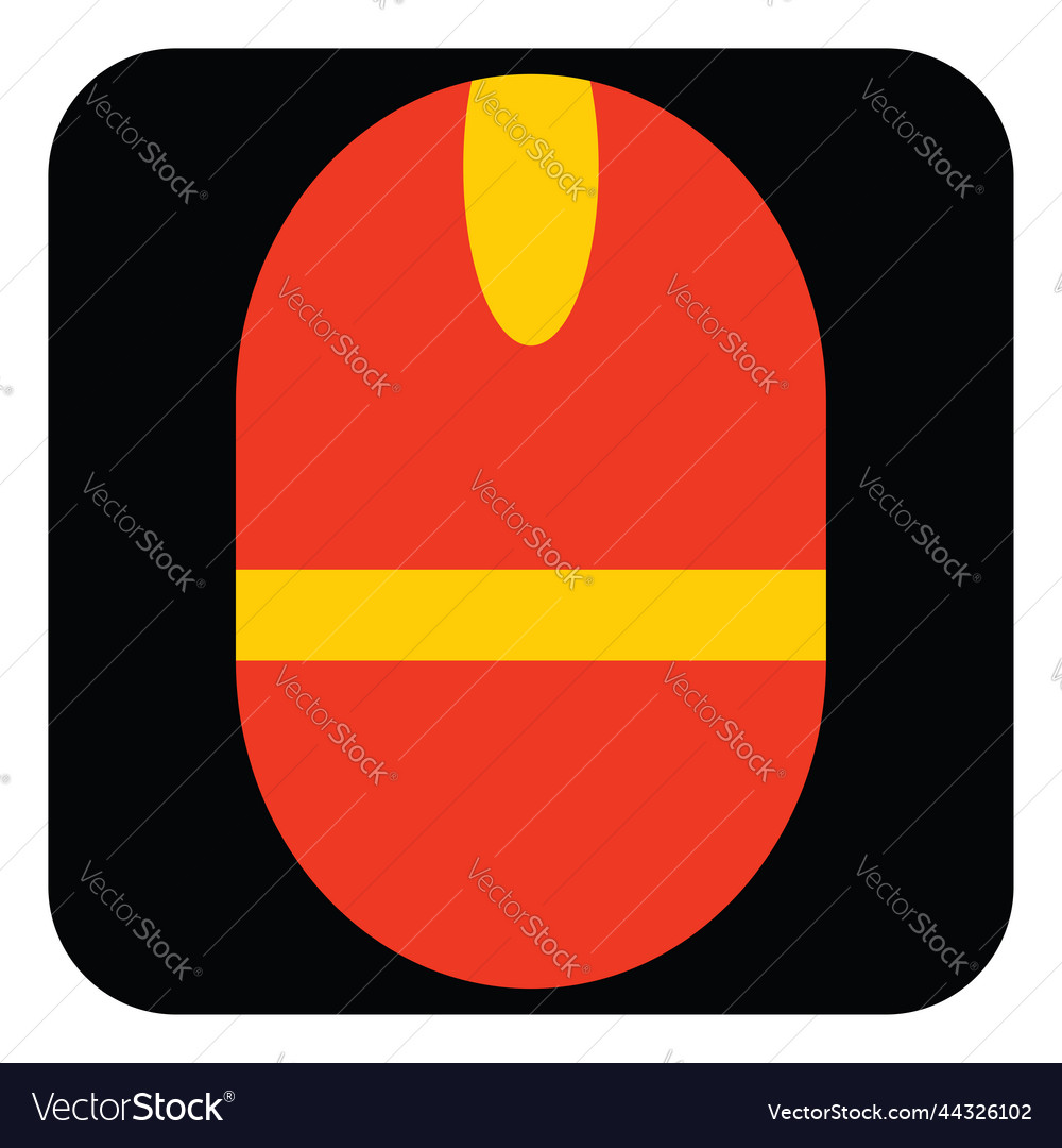Computer mouse on a white background