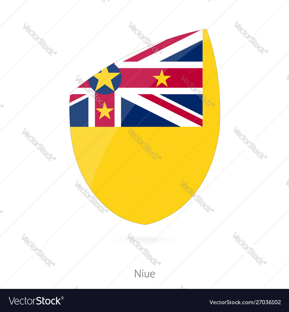 Flag niue Royalty Free Vector Image - VectorStock