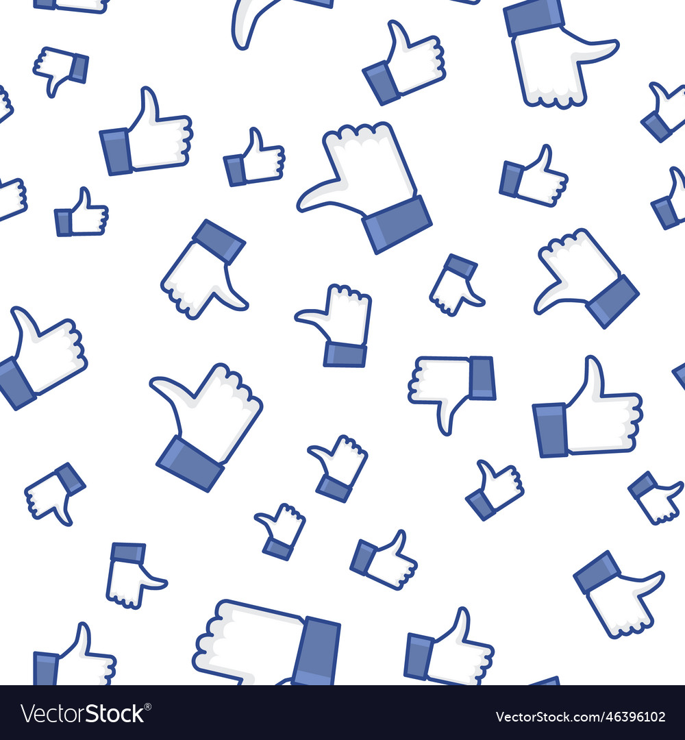 Thumb Up Pattern Background