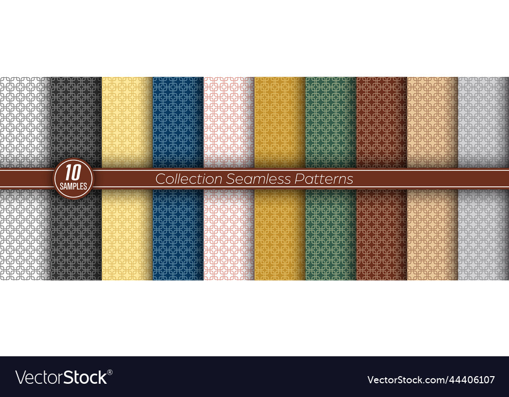 A set of seamless patterns for backgrounds Vector Image A set of seamless patterns for backgrounds