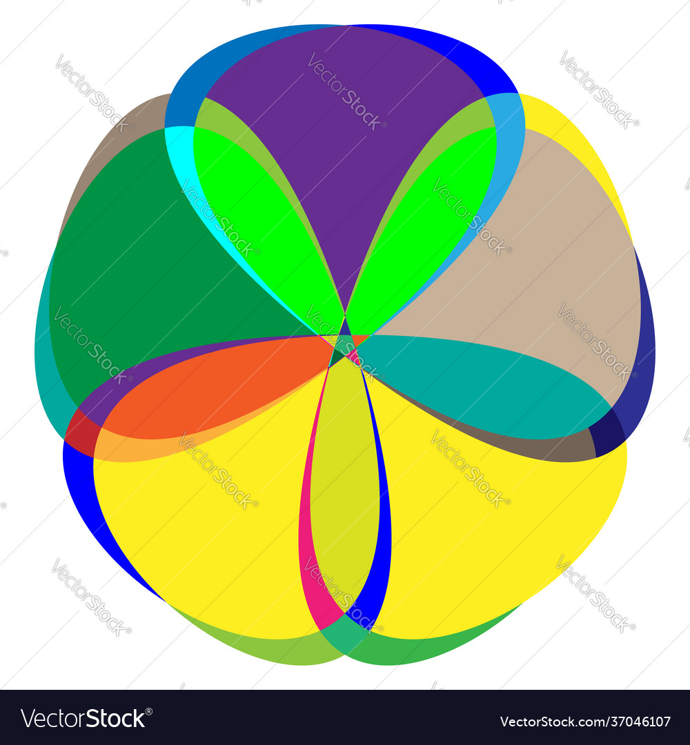 Abstract colorful geometric design element mosaic