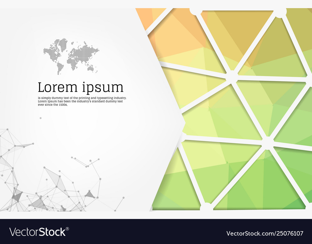 Abstract polygon background high quality design vector image Abstract polygon background high quality design