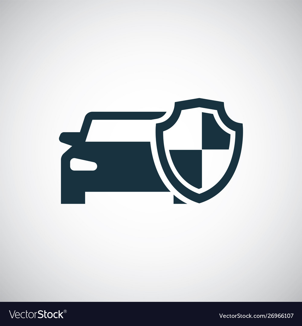 Car Shield Icon Royalty Free Vector Image - Vectorstock