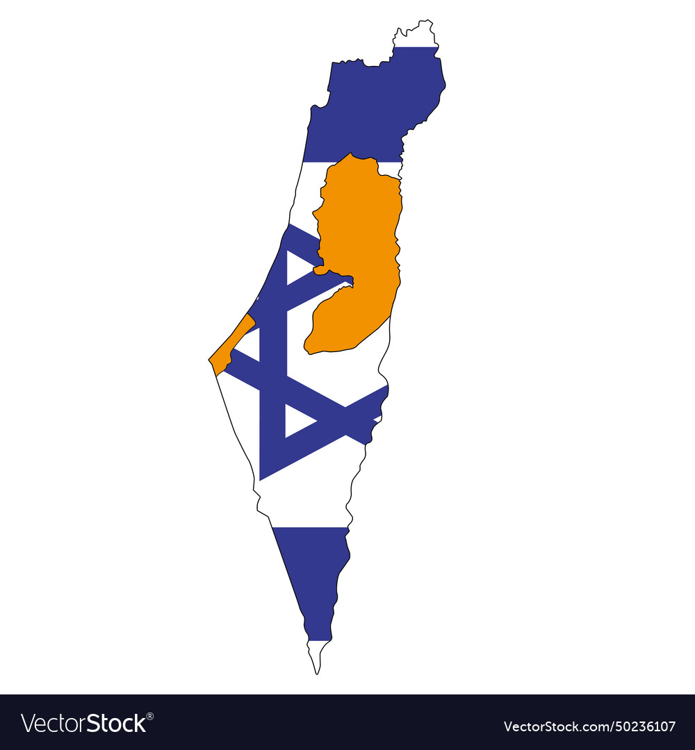Country israel and palestine Vector Image Country israel and palestine