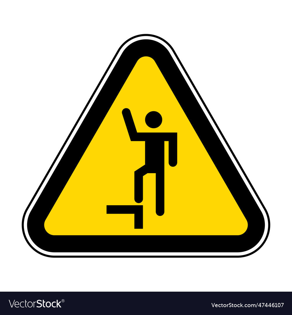 Do not step or stand on this surface vector image Do not step or stand on this surface