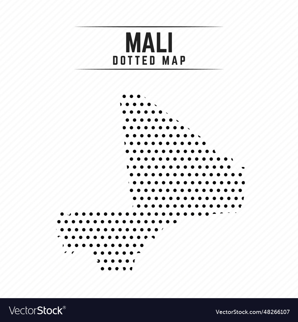 Dotted map of mali