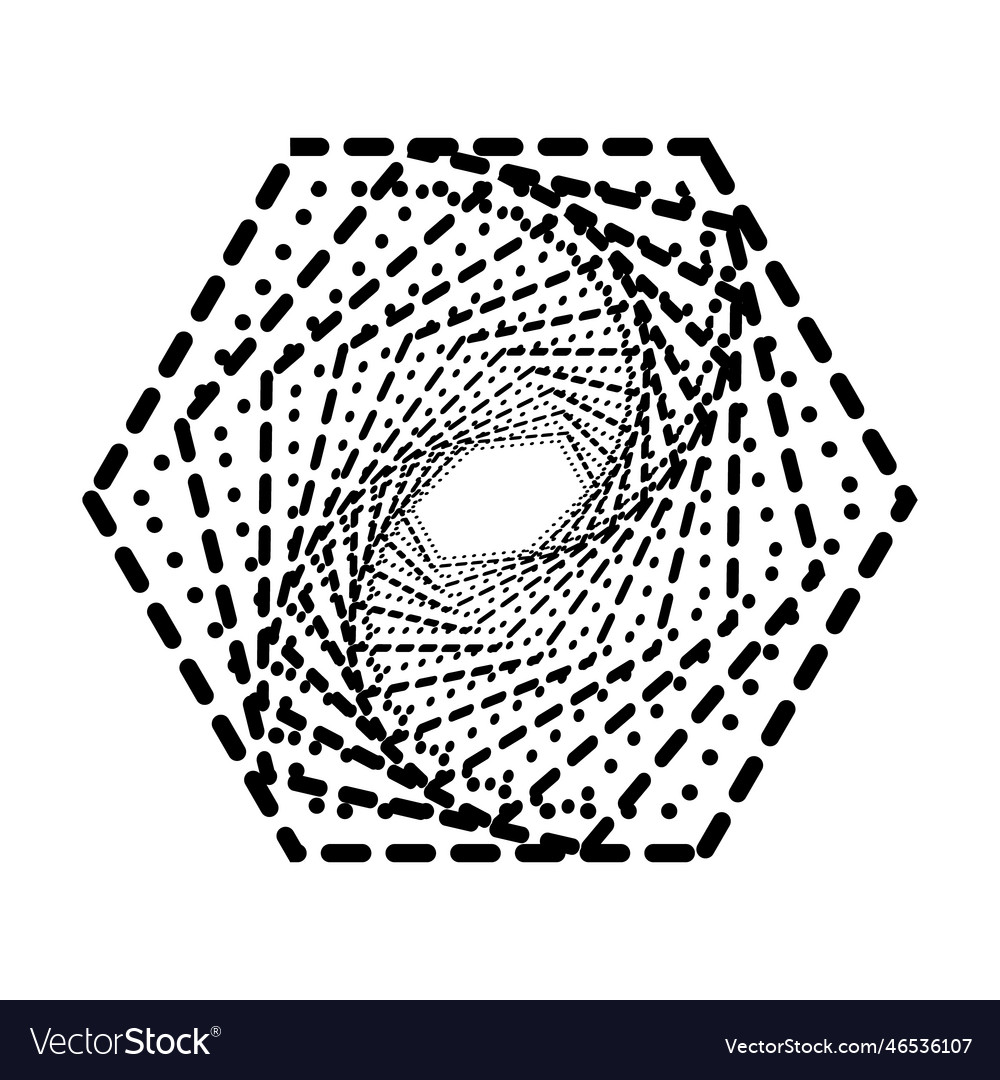 Dynamic hexagon shape