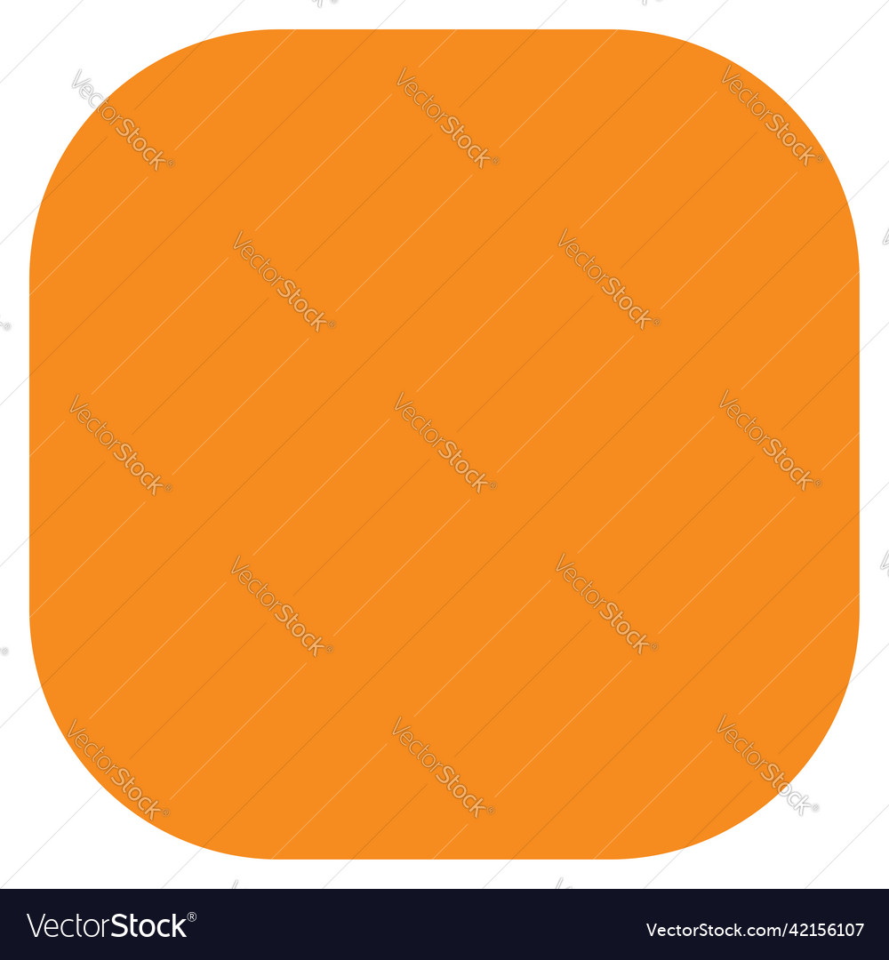 Flat banner button template shape with corner vector image Flat banner button template shape with corner