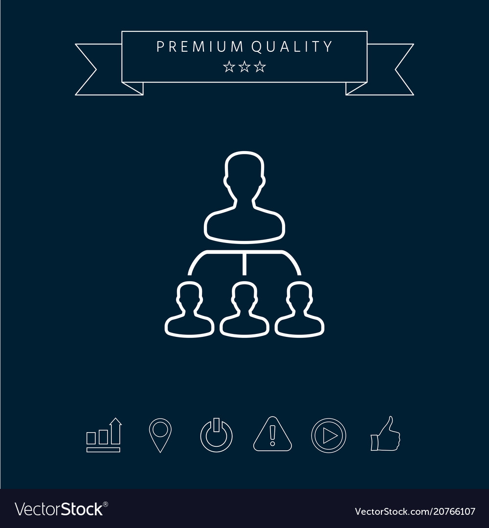 Hierarchy - line icon