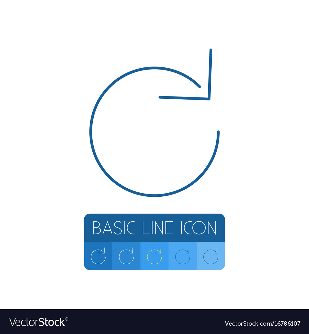 Isolated repeat outline refresh element