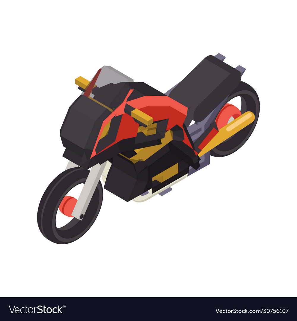 Isometric bike flat sport design