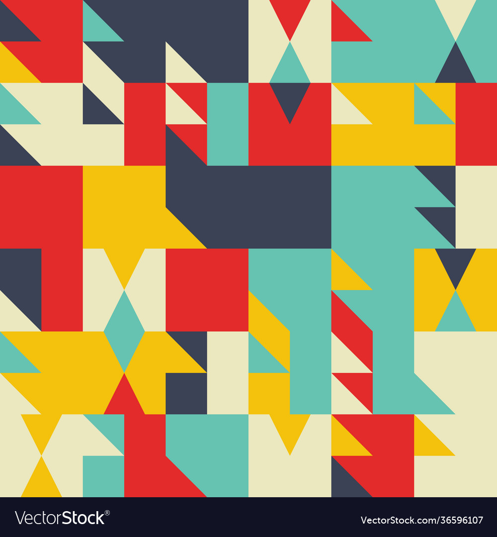 Mosaic abstract pattern design
