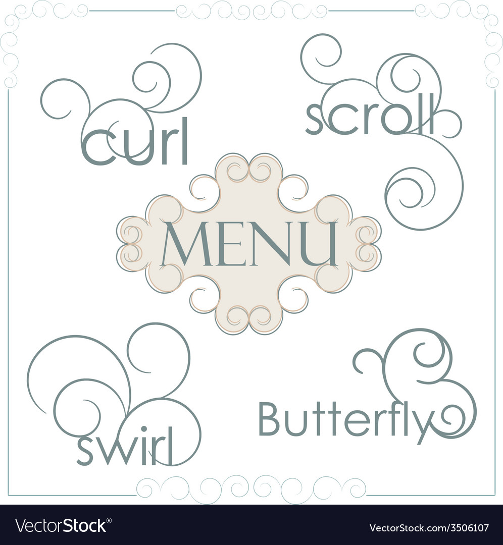 Restaurant menu design template