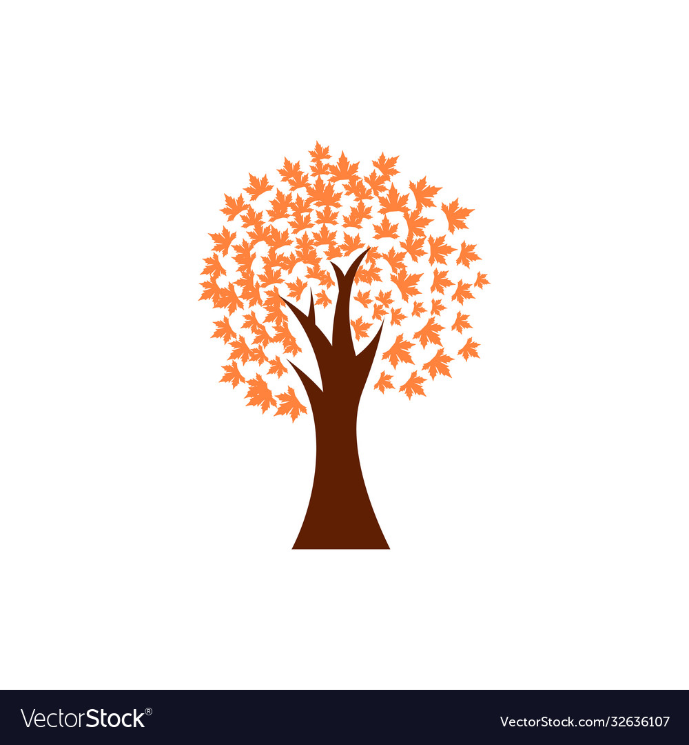Tree icon design template isolated