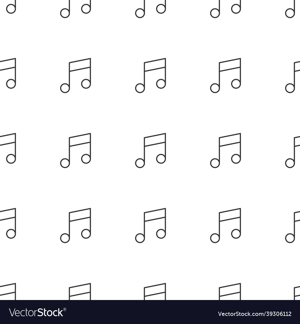 Abstract music notes seamless pattern background vector image Abstract music notes seamless pattern background