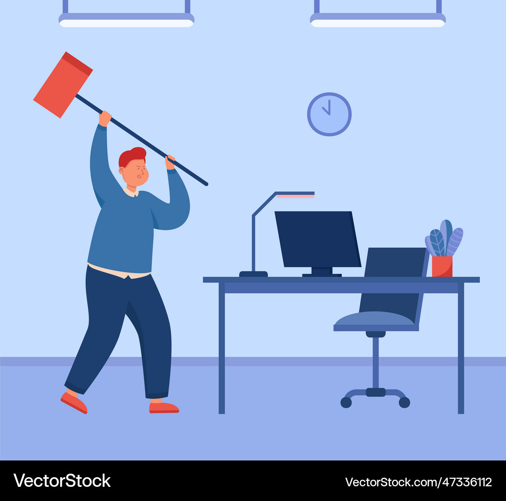 Unhappy Business Person