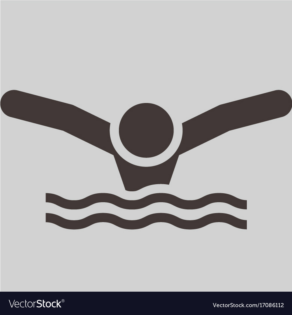 Butterfly Swimming Icon