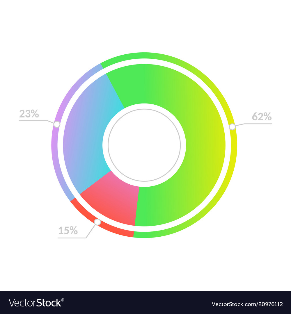 Circle diagram chart icon