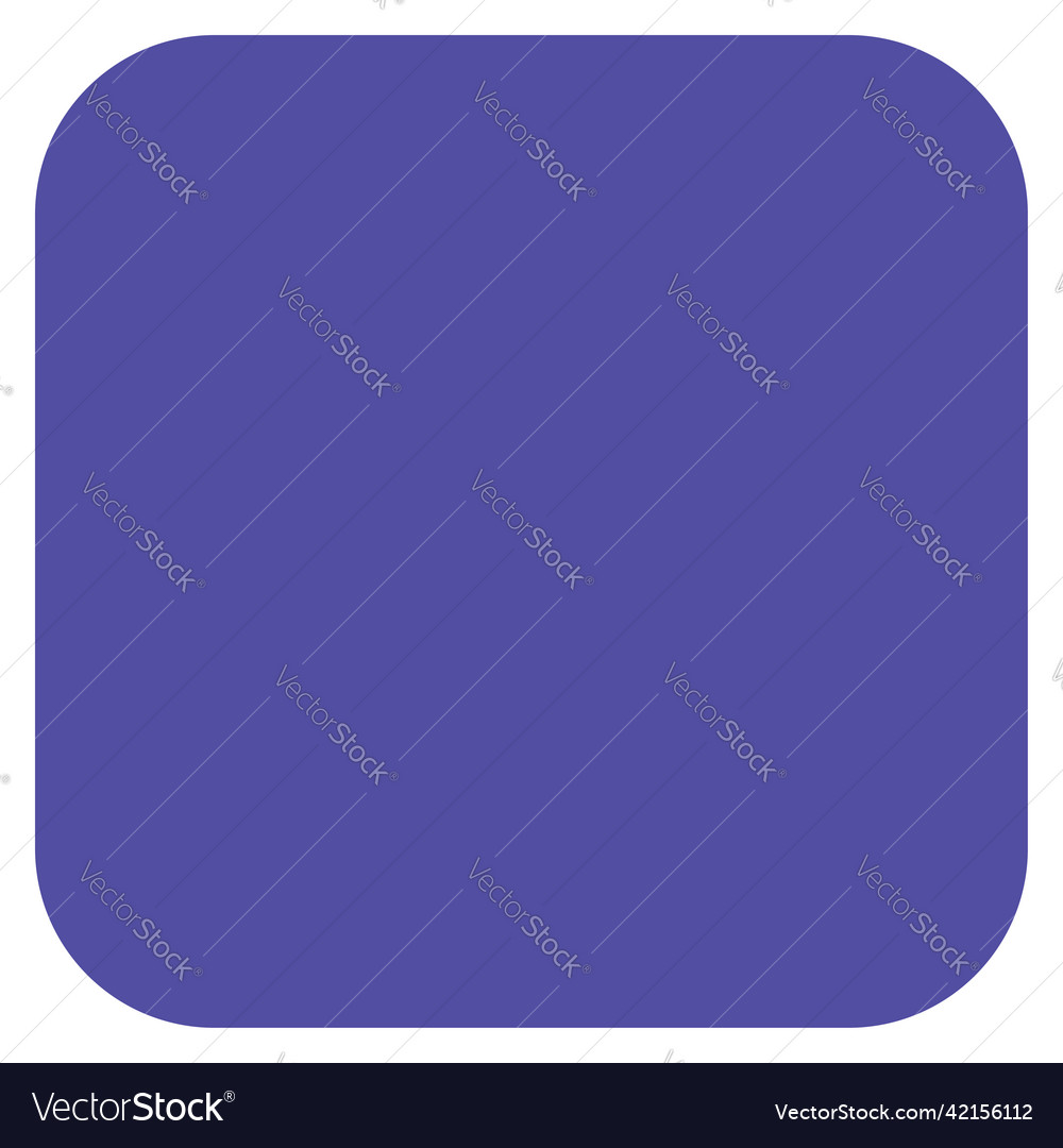 Flat banner button template shape with corner vector image Flat banner button template shape with corner